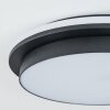 plafonnier extérieur Caucete LED Noir, 1 lumière