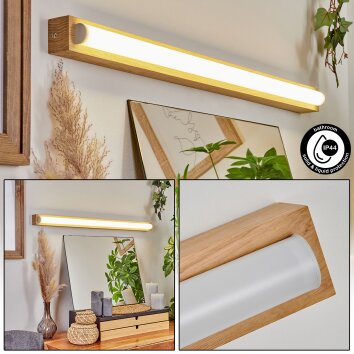 lampe miroir Paywawa LED Écru, 1 lumière