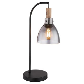 Lampe de table Globo MATTEA Noir, 1 lumière