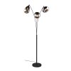 Lampadaire Trio Lumina Noir, 3 lumières