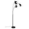 Lampadaire Trio Lumina Noir, 3 lumières