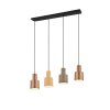 Suspension Trio AGUDO Noir, 4 lumières