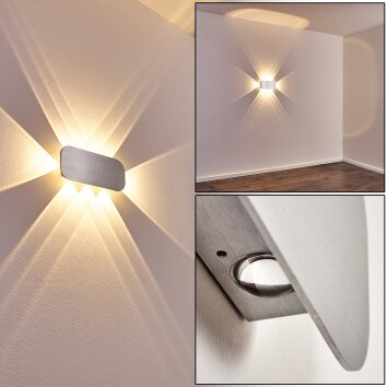 Applique murale Homad LED Aluminium, 1 lumière