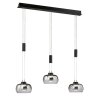 Suspension Fischer & Honsel Arosa LED Noir, 3 lumières