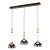 Suspension Fischer & Honsel Avignon LED Noir, 3 lumières