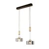 Suspension Fischer & Honsel Lavin LED Noir, 2 lumières