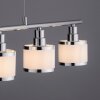 Suspension Leuchten-Direkt ACCOR Argenté, 5 lumières