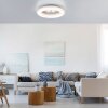 Plafonnier Leuchten-Direkt VERTIGO LED Blanc, 1 lumière, Télécommandes