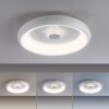 Plafonnier Leuchten-Direkt VERTIGO LED Blanc, 1 lumière, Télécommandes