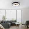 Plafonnier Leuchten-Direkt VERTIGO LED Noir, 1 lumière, Télécommandes