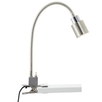 lampe â clipper Brilliant Andres LED Argenté, 1 lumière