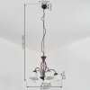 Suspension Mosquerito Rouille, 5 lumières