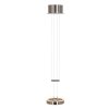 Suspension Steinhauer Piola LED Acier brossé, 2 lumières