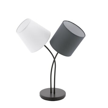 Lampe à poser Eglo ALMEIDA Noir, 2 lumières