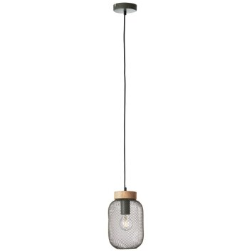 Suspension Brilliant Giada Bois clair, 1 lumière