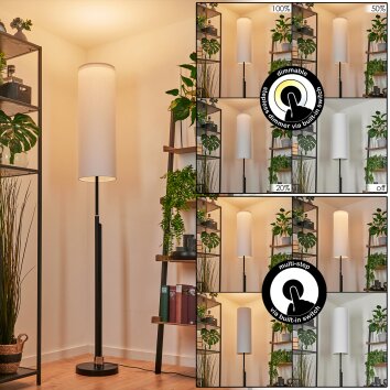 Lampadaire Coquimbito LED Noir, 1 lumière