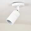 plafonnier extérieur Aketohoin LED Blanc, 1 lumière