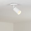 plafonnier extérieur Aketohoin LED Blanc, 1 lumière