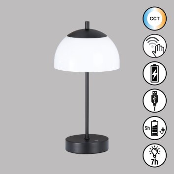 Lampe de table FHL easy Riva LED Noir, 1 lumière