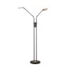 Lampadaire Fischer & Honsel Dent LED Noir, 2 lumières