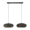 Suspension Burgase Anthracite, 2 lumières