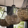 Suspension Burgase Anthracite, 3 lumières