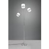 Lampadaire Reality DAVOS Chrome, 3 lumières