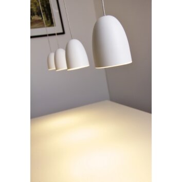 Suspension Philips myLiving WOLGA LED Blanc, 4 lumières