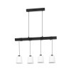 Suspension Eglo TOWNSHEND Noir, 4 lumières