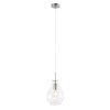 Suspension Steinhauer Glass light Acier inoxydable, 1 lumière