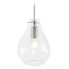 Suspension Steinhauer Glass light Acier inoxydable, 1 lumière