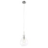 Suspension Steinhauer Glass light Acier inoxydable, 1 lumière