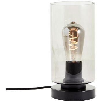 Lampe de table Brilliant Mesmer Noir, 1 lumière