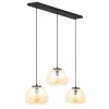 Suspension Brilliant Kaizen Noir, 3 lumières