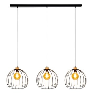 Suspension Lecueder Bois clair, 3 lumières