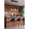 Suspension Trio AGUDO Noir, 6 lumières