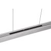 Suspension Trio Helios LED Aluminium brossé, 1 lumière