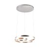 Suspension Trio Marnie LED Aluminium brossé, 1 lumière