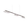 Suspension Trio Merton LED Nickel mat, 3 lumières