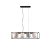 Suspension Trio Ross Noir, 4 lumières