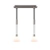 Suspension Trio STANLEY Nickel mat, 2 lumières