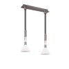 Suspension Trio STANLEY Nickel mat, 2 lumières