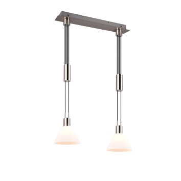 Suspension Trio STANLEY Nickel mat, 2 lumières