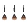 Suspension Trio STANLEY Noir, 3 lumières