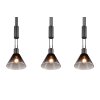 Suspension Trio STANLEY Noir, 3 lumières