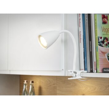 lampe â clipper Trio WANDA Blanc, 1 lumière