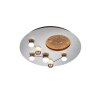 Plafonnier Trio Zodiac LED Aluminium brossé, Or, 1 lumière