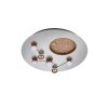 Plafonnier Trio Zodiac LED Aluminium brossé, Or, 1 lumière