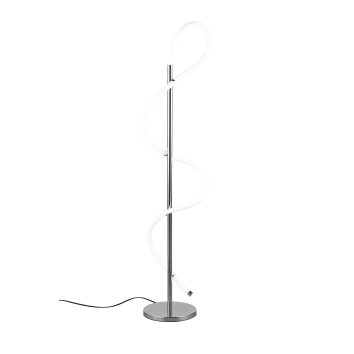 Lampadaire Reality Argos LED Chrome, 1 lumière