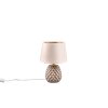 Lampe de table Reality ARIANA Beige, 1 lumière